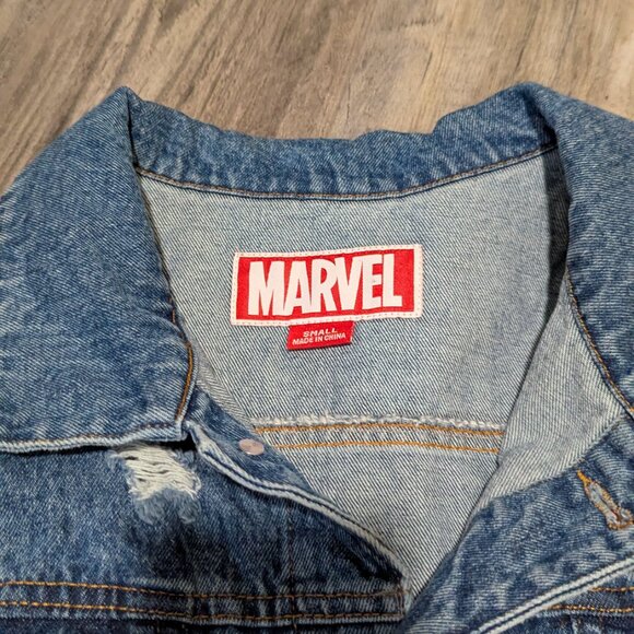 Marvel SDCC 2023 Exclusive Denim Jacket — Distressed Jean Jacket — Rare Limited - Picture 9 of 9